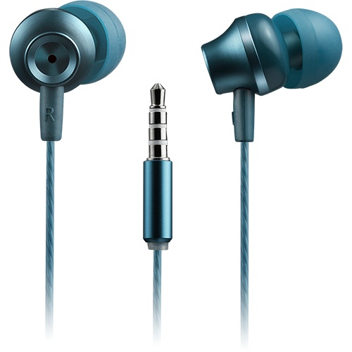 CANYON SEP-3 stereo slušalice sa mikrofonom Metallic Shell Blue-Green 1.2m
