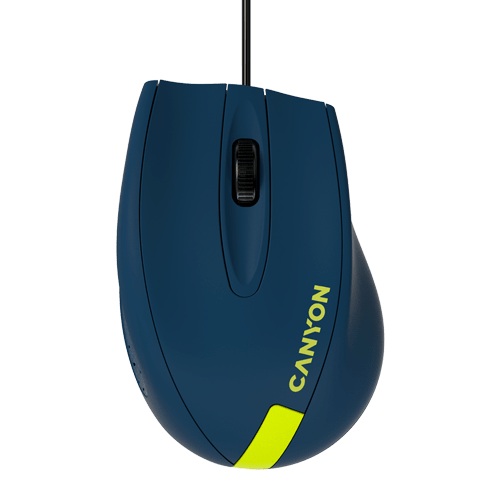 CANYON CMS11BY Wired Optical Mouse Blue-Yellow 1.5m