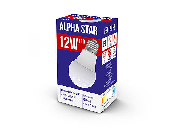 Alpha Star sijalica E27 12W HB 6400K 1050Lm