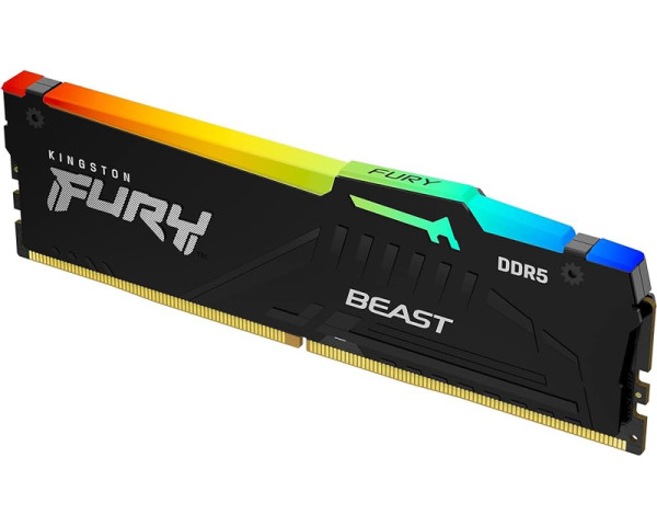 KINGSTON DIMM DDR5 16GB 6800MTs KF568C34BBEA-16 FURY Beast Black RGB EXPO