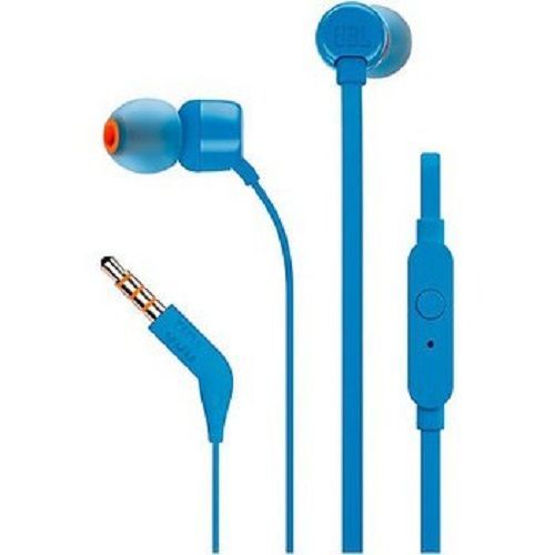 JBL T110 BT BLUE IN-EAR SLUSALICE SA UNIVERZALNIM KONTROLAMA I MIKROFONOM