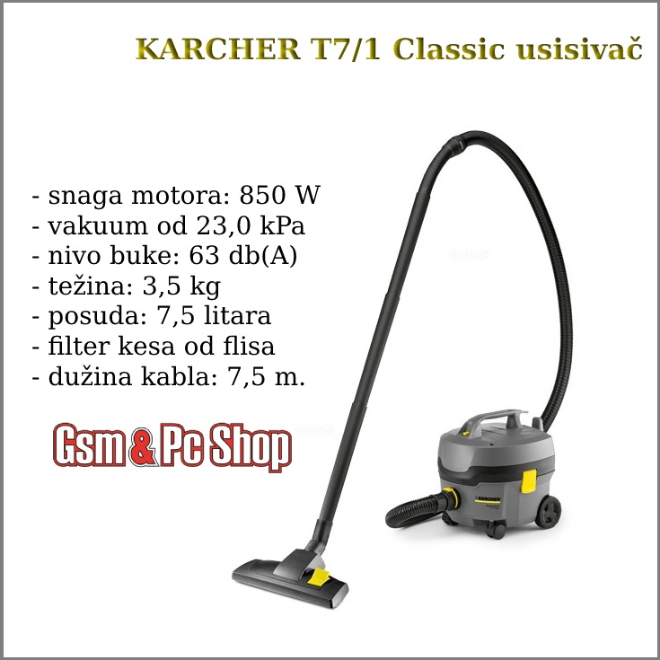 karcher t7 1 usisivač